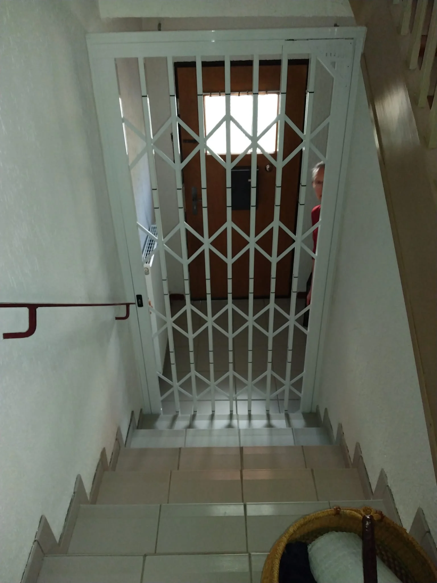 Scherengitter Treppenhaus